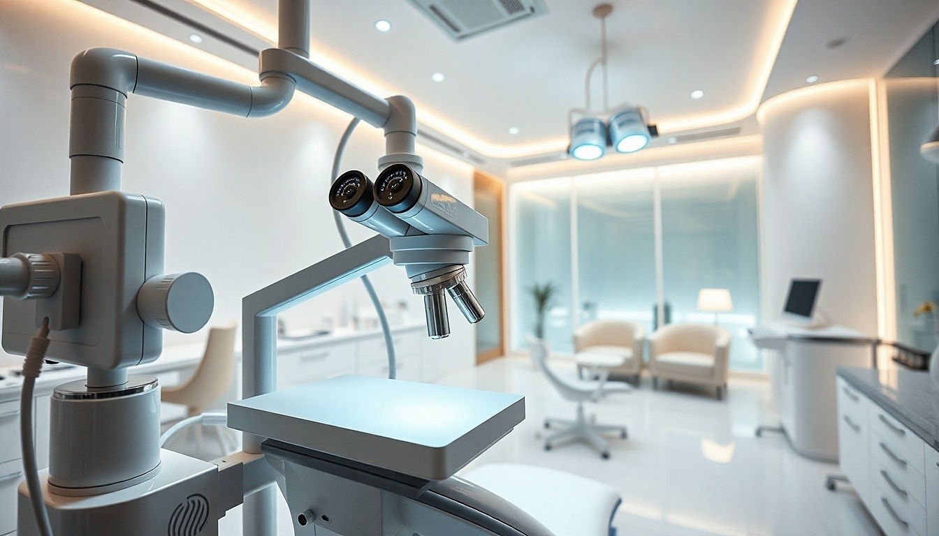 Dentální ošetření pod mikroskopem